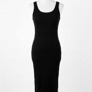 Joe Fresh Active Black Maxi Midi Dress